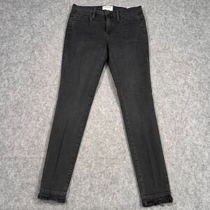 FRAME Whitter Black Wash Denim Le Skinny De Jeanne Jeans Women's Size 29‎